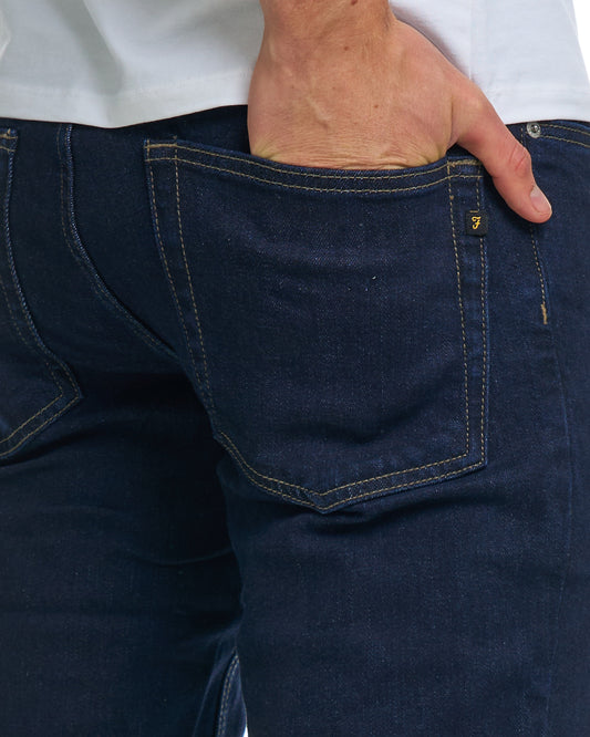 Farah Farah Elm Slim Fit Jeans Rinse Denim