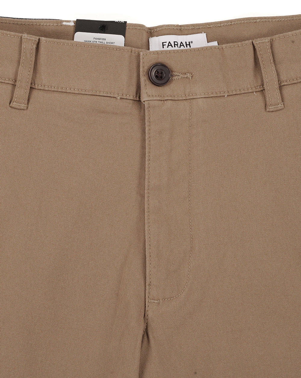 Farah Hawk Chino Twill Shorts Beige