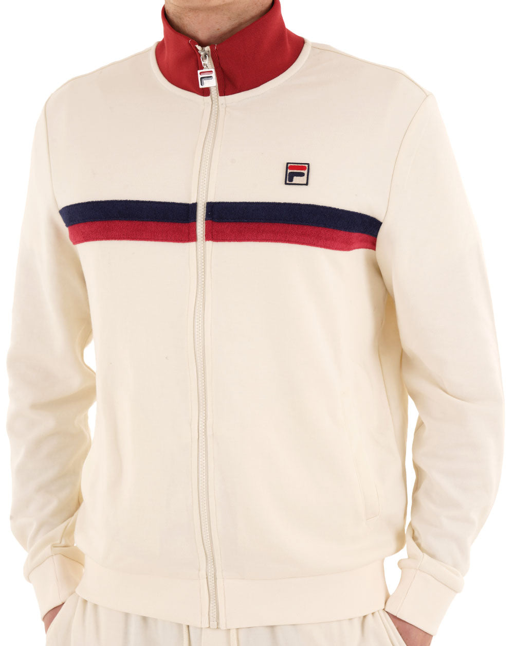 Fila Vintage Enrico Track Top Gardenia