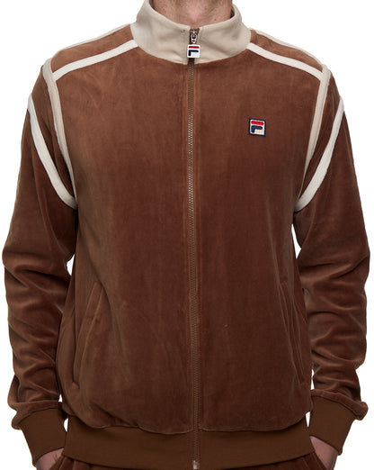 Fila Vintage Gabriele Wildleder-Trainingsoberteil, Cappucino