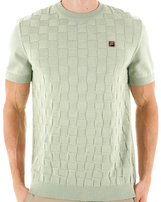 Fila Gold Fila Gold Campbell Square Knit Tee hellgrün