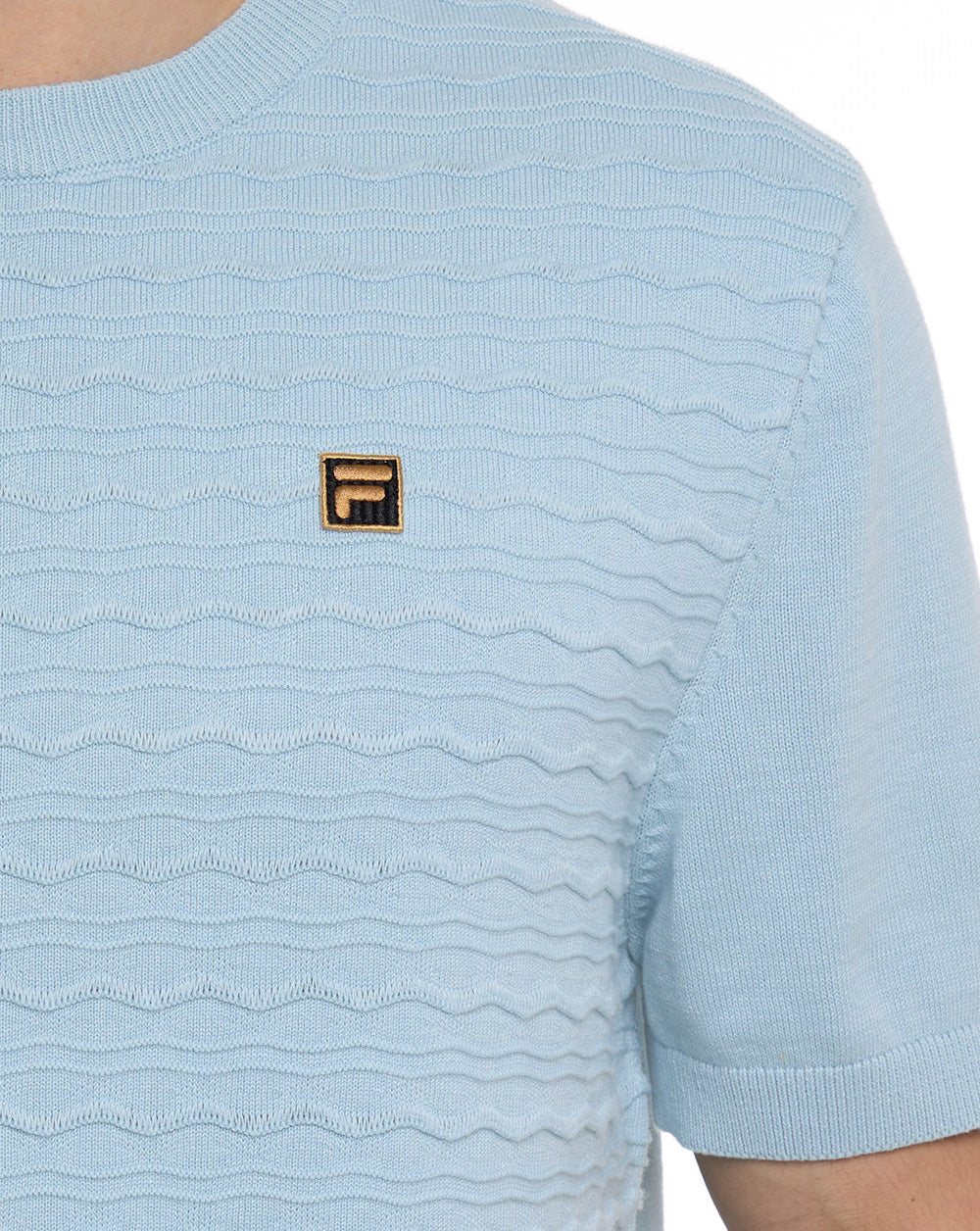 Fila Gold Don Strick-T-Shirt Sterling Blau