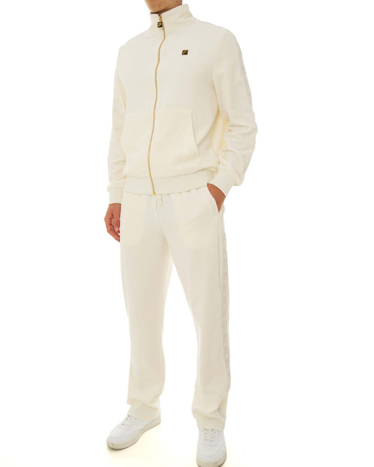Fila Gold Fila Gold Fario Velour Track Pant White Down