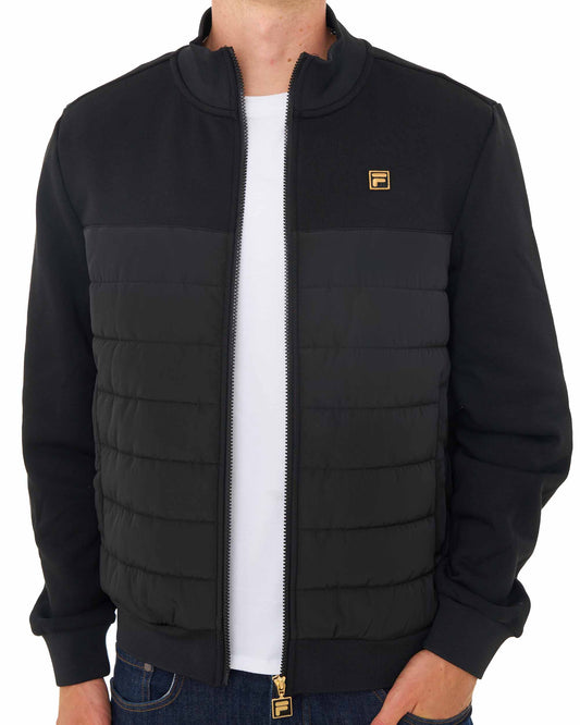 Fila Gold Fila Gold Padded Hybrid Mix Jacket Black