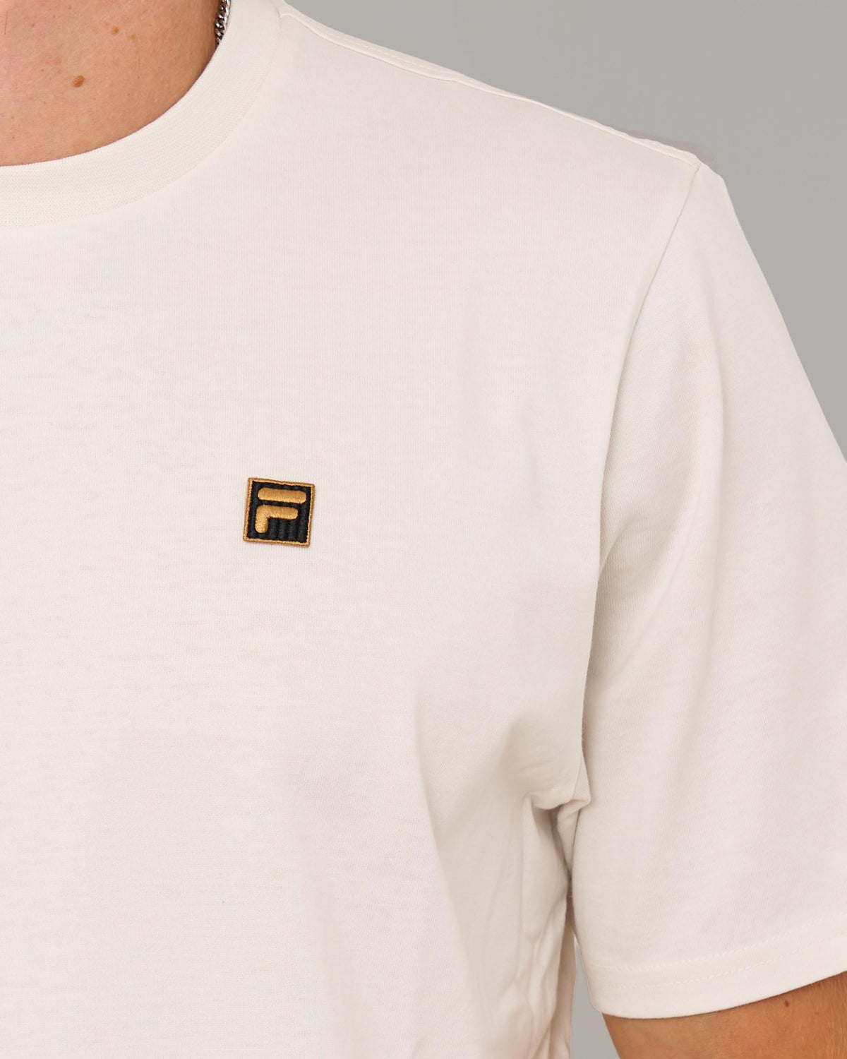Fila Gold Yaxley T Shirt White Down