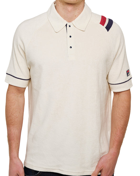 Fila Vintage Fila Vintage Settanta Mk2 Towelling Polo Gardenia