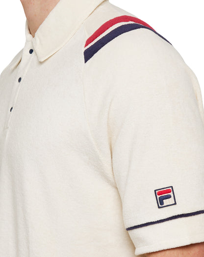 Fila Vintage Settanta Mk2 Towelling Polo Gardenia