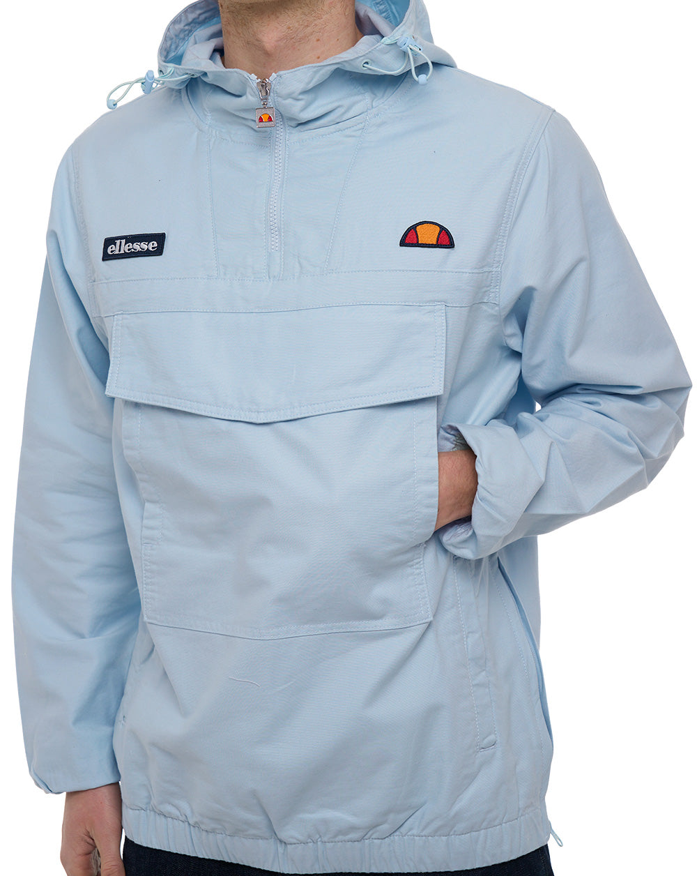 Ellesse Mont Canvas Overhead Jacket Hellblau