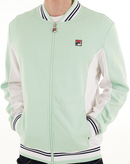 Fila Vintage MK1 Settanta Track Top, Hellgrün/Weiß
