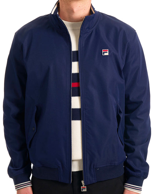 Fila Vintage Fila Vintage Arturo Coach Jacket Navy