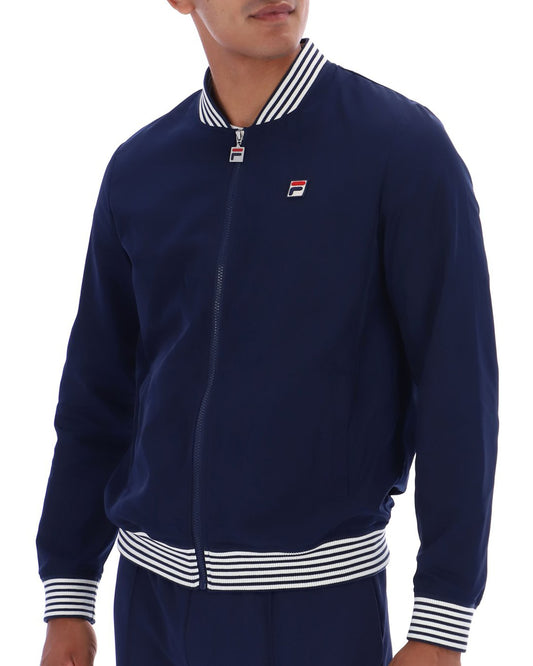 Fila Vintage Fila Vintage Badrick Bomber Jacket Navy/Gardenia