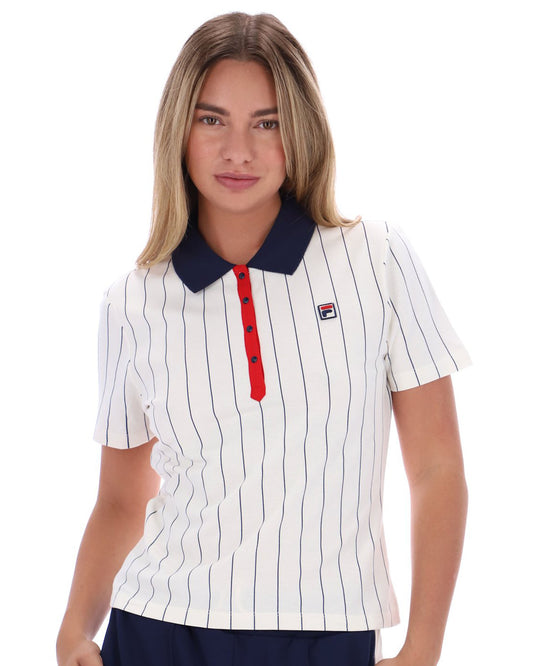 Fila Women Fila Vintage Bai Poloshirt Gardenia