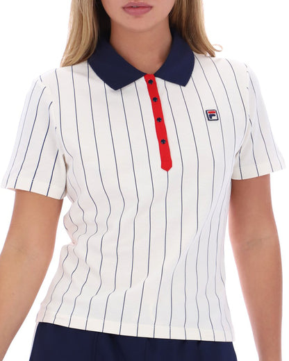 Fila Vintage Bai Poloshirt Gardenia