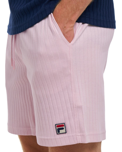 Fila Vintage Conrad Ribbed Shorts Soft Pink