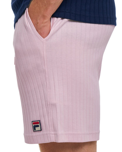 Fila Vintage Conrad Ribbed Shorts Soft Pink