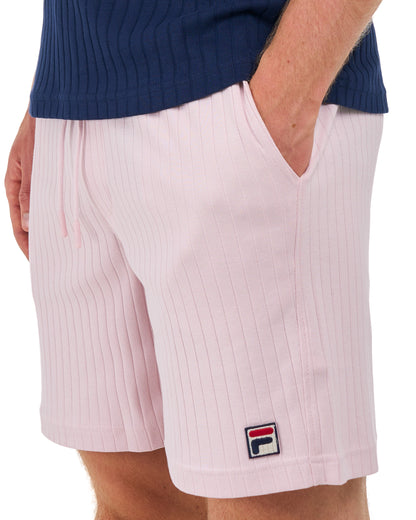 Fila Vintage Conrad Ribbed Shorts Soft Pink