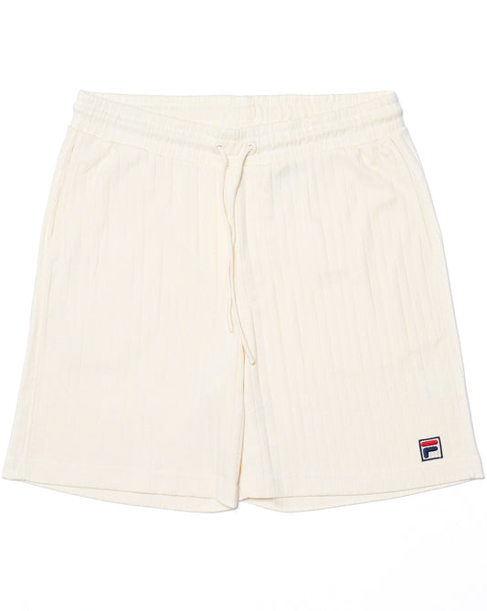 Fila Vintage Fila Vintage Conrad Ribbed Shorts Gardenia