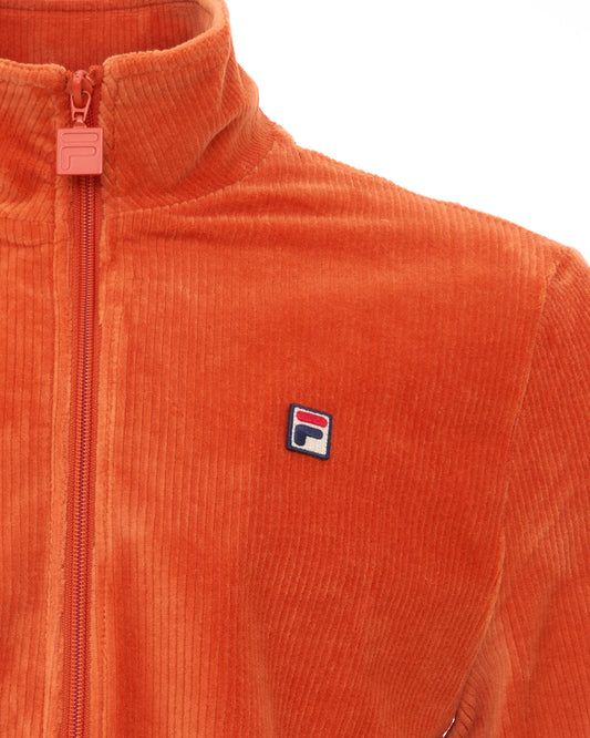 Fila Vintage Fila Vintage Walter Corduroy Track Jacket Burnt Orange
