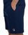 Fila Vintage Conrad Ribbed Shorts Navy