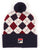 Fila Vintage Ellias Bobble Beanie Navy/Red