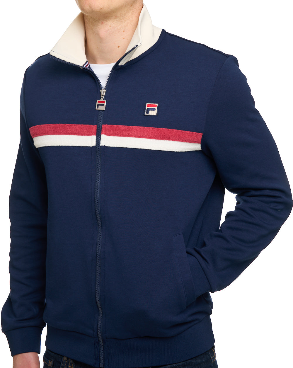 Fila Vintage Enrico Track Top Navy