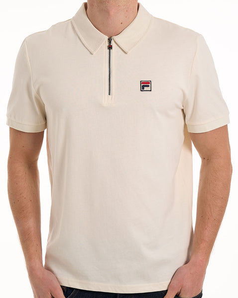 Fila Vintage Ettore Zip Polo Gardenia