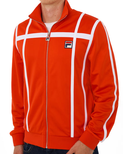 Fila Vintage Grand Slam Track Top Archive Red/White