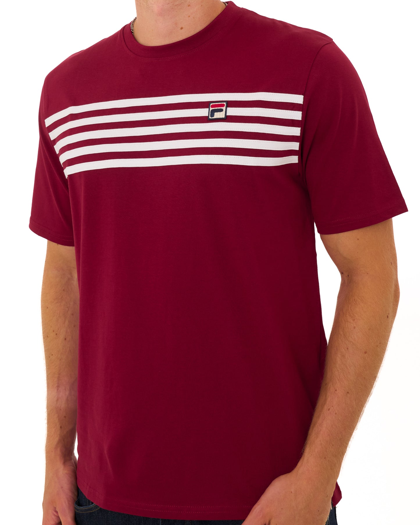 Fila Vintage Hanford T-shirt Deep Red