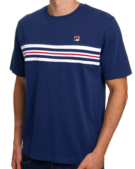 Fila Vintage Fila Vintage Rico T-Shirt Marineblau