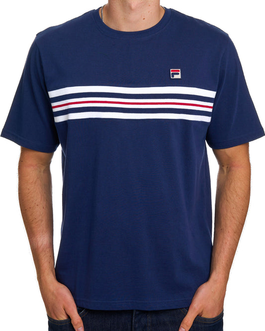Fila Vintage Fila Vintage Rico T-Shirt Marineblau