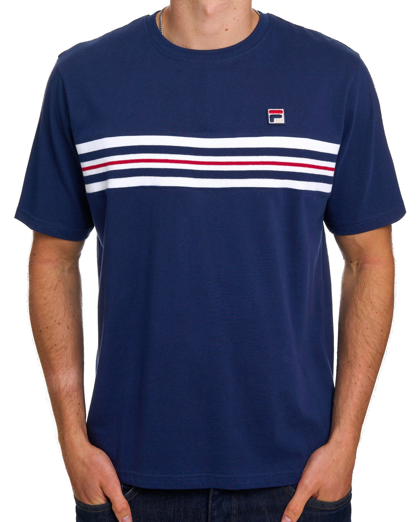Fila Vintage Rico T-Shirt Marineblau