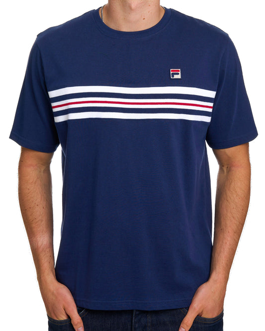 Fila Vintage Fila Vintage Rico T-Shirt Marineblau