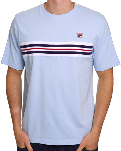 Fila Vintage Rico T-Shirt Himmelblau