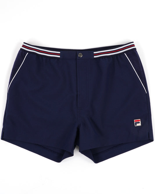 Fila Vintage Fila Vintage Borg Tennisshorts, Marineblau