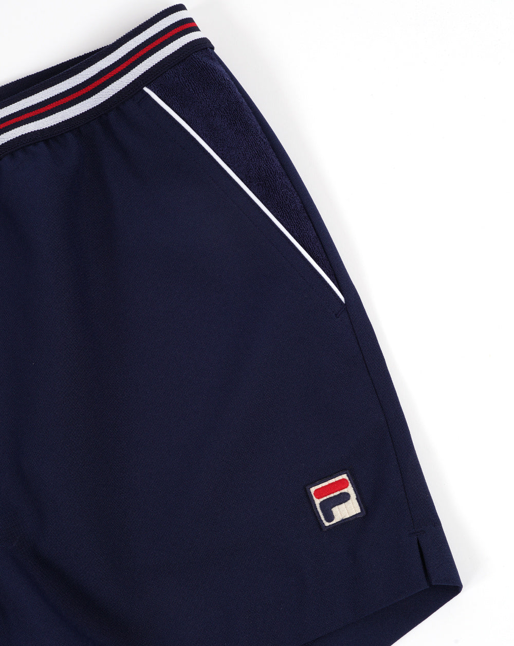Fila Vintage Borg Tennisshorts, Marineblau