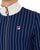 Fila Vintage Striped Track Top Navy/Gardenia