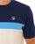 Fila Vintage Jakub T-Shirt Navy/Azure/Gardenia