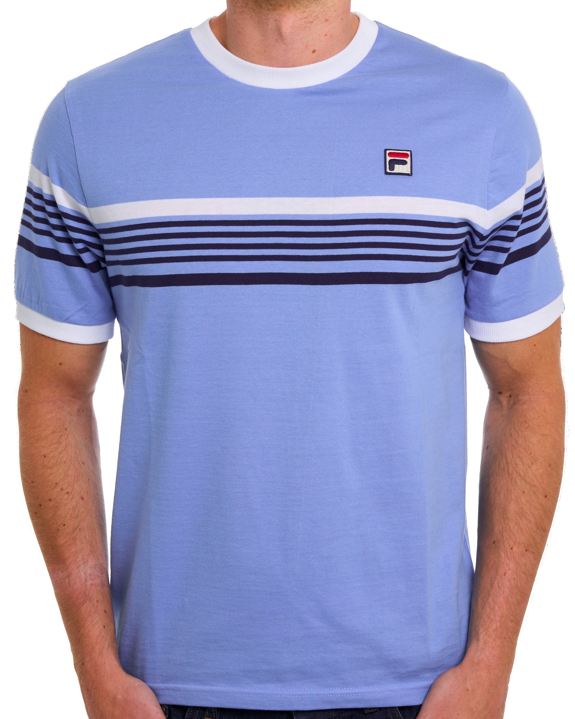 Fila Vintage James T-Shirt Vista Blau