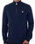 Fila Vintage Strickpullover mit 1/4-Reißverschluss, Marineblau