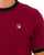 Fila Vintage Ringer T Shirt Deep Red/Black