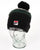 Fila Vintage Markee Pom Pom Beanie Black/Green