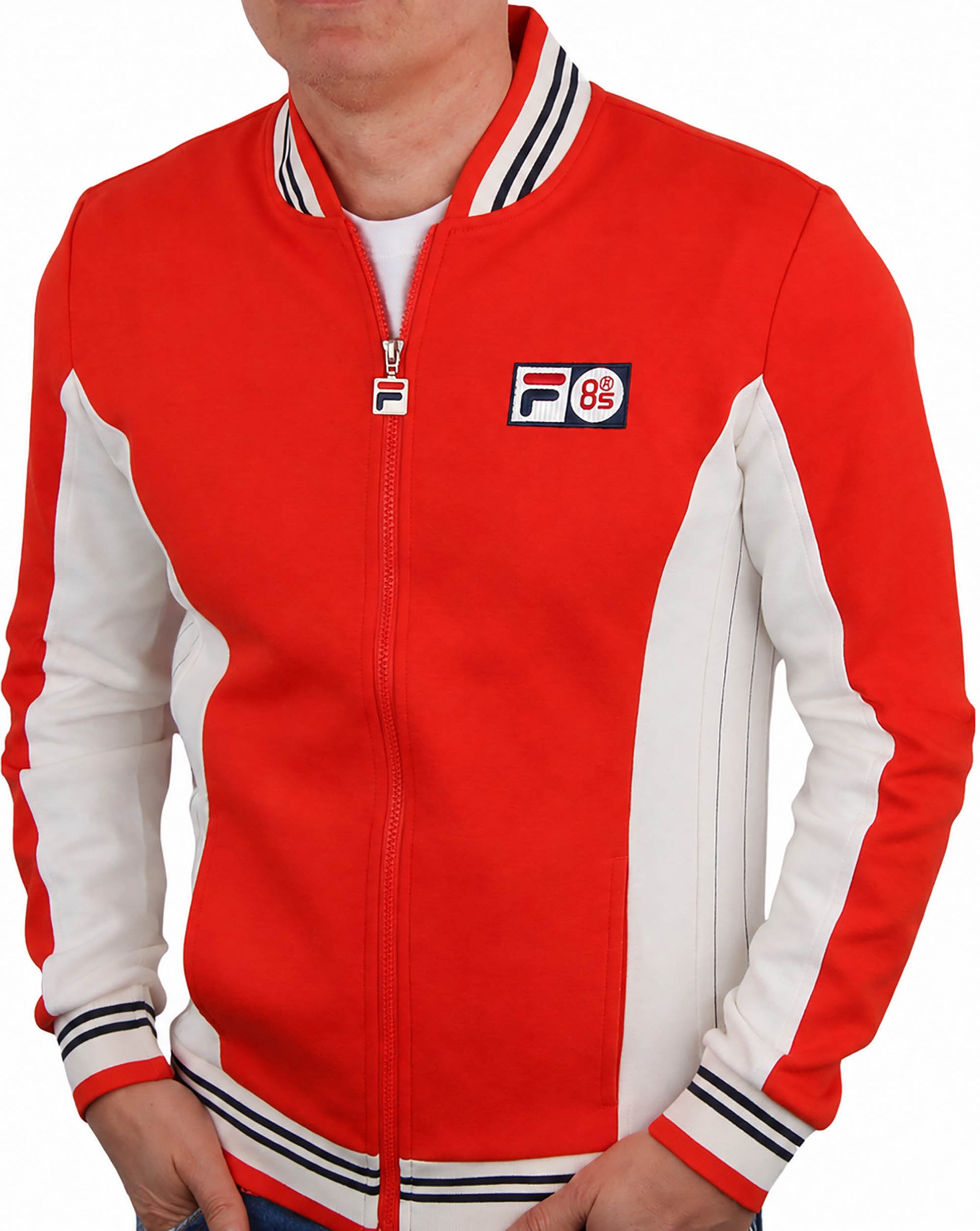 Fila Vintage Mk1 Settanta Twin Badge Track Top OG Archive Rot