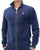 Fila Vintage Nero Velour Track Top Navy