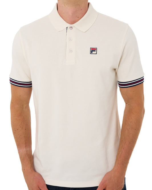 Fila Vintage Fila Vintage Omari Polo Shirt Gardenia
