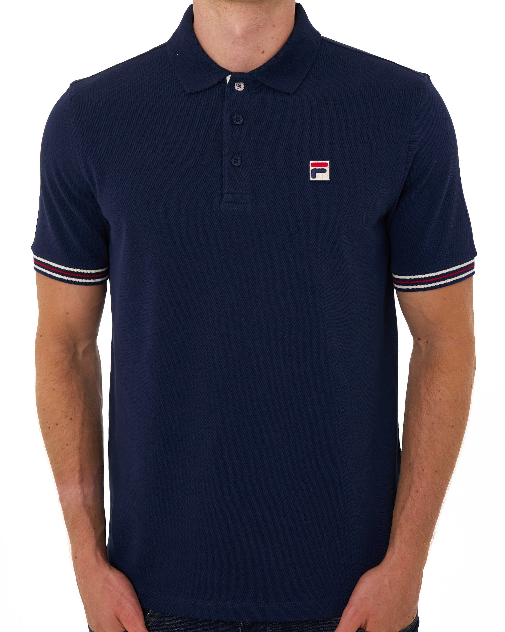 Fila Vintage Omari Poloshirt, Marineblau