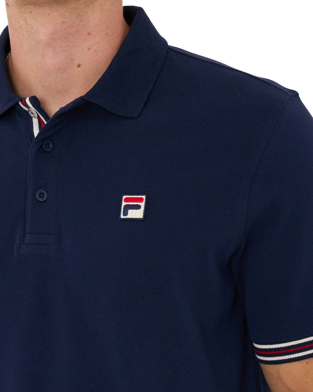 Fila Vintage Omari Poloshirt, Marineblau