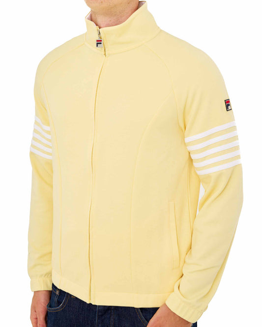 Fila Vintage Fila Vintage 5 Stripe Track Track Top Cream