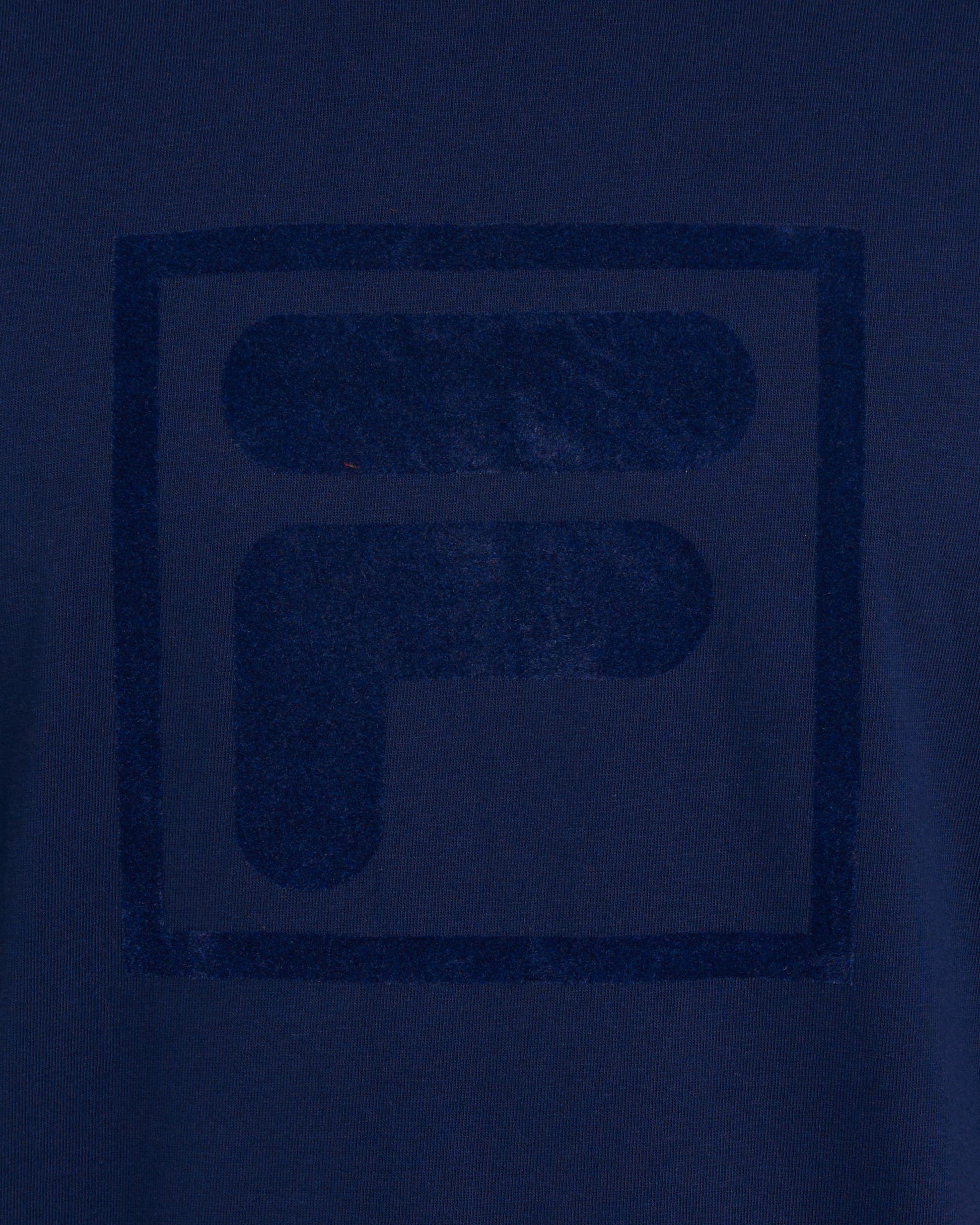 Fila Vintage Pepe Flock Logo T-Shirt Marineblau