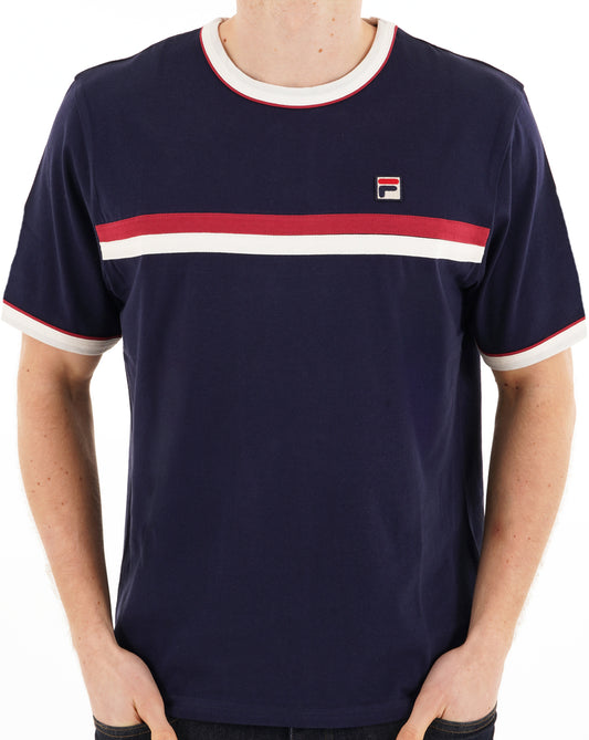 Fila Vintage Rosario T Shirt Navy