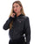 Fila Vintage Rumour Leatherette Bomber Jacket Black